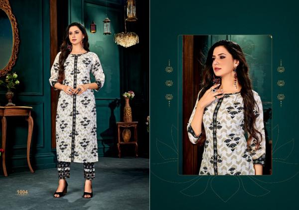 Poonam Tadap Rayon Fancy Kurti With Pant